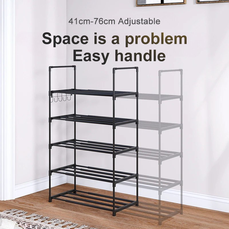 OLA Multi-Layer Shoe Rack Expandable Stainless Steel Waterproof ...