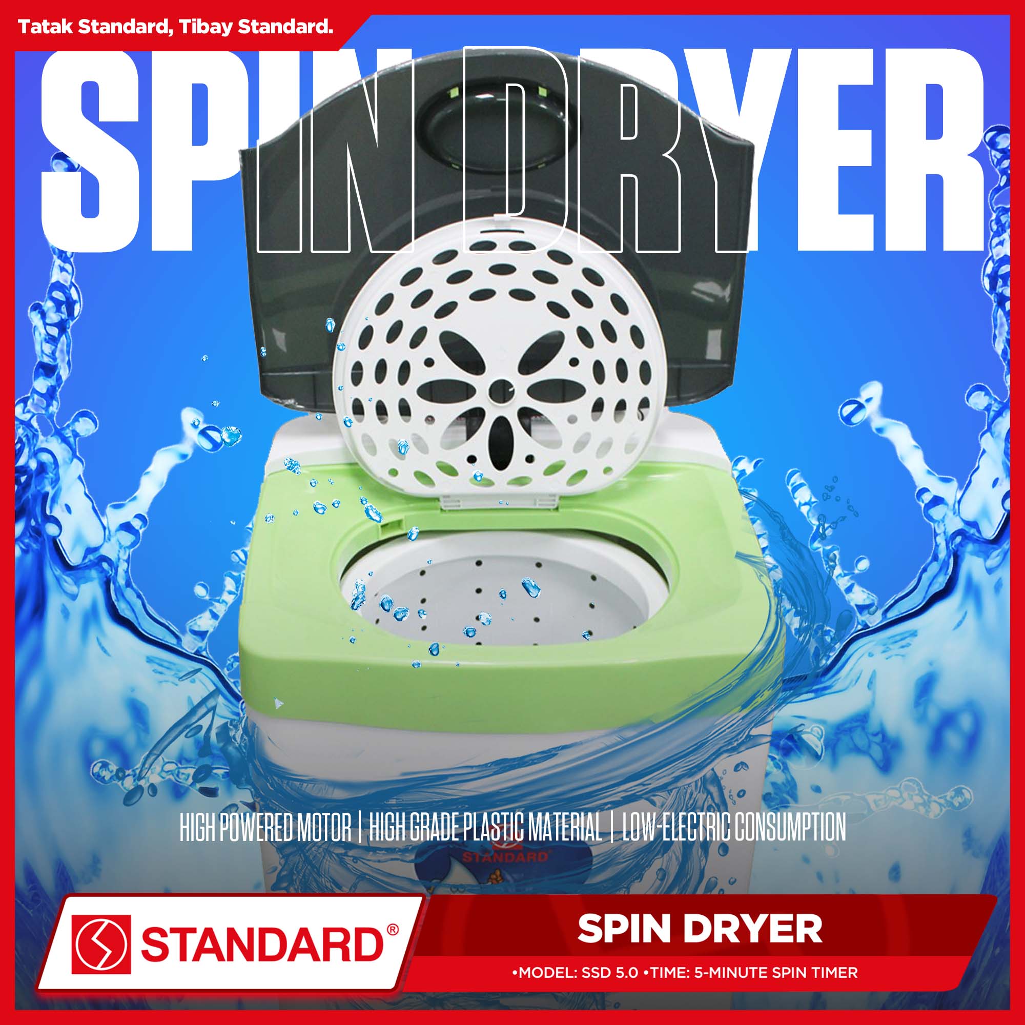 Standard Appliances Spin Dryer SSD 5.0A | Shopee Philippines