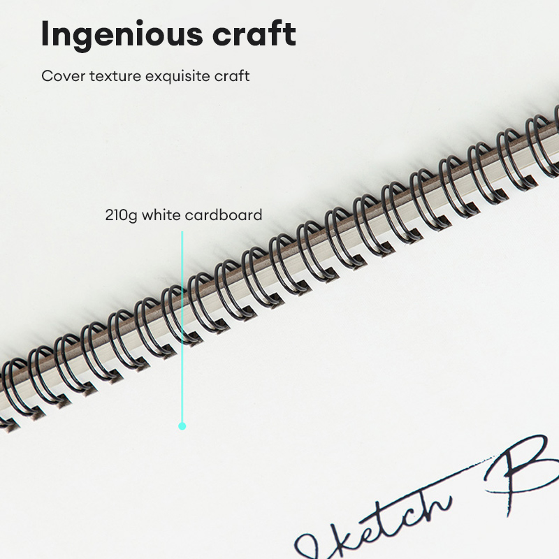 Deli Finenolo B5/A4/8K Sketch Pad 40 Stheets Professional Sketchbook ...