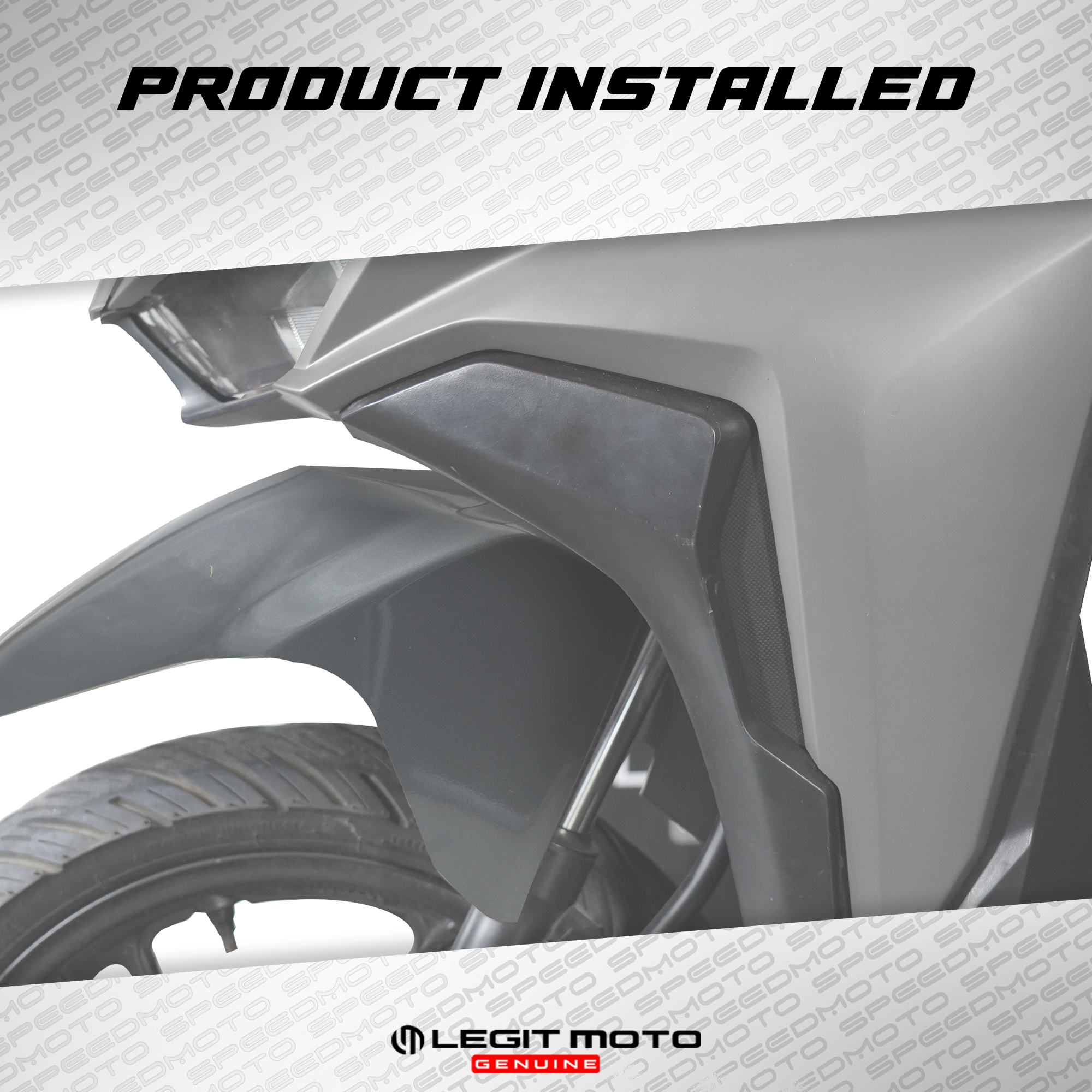 LEGITMOTO HONDA CLICK 125 / 150 FRONT FENDER MATTE / GLOSSY FINISH FOR ...