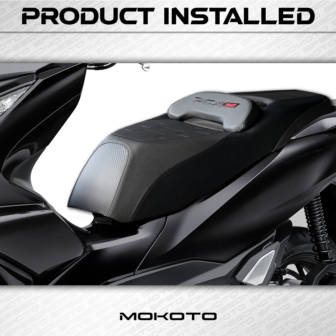 PCX 160 CAMEL BACK SEAT BLACK LINE C-9965 LEATHER/RED LINE 09964 ...
