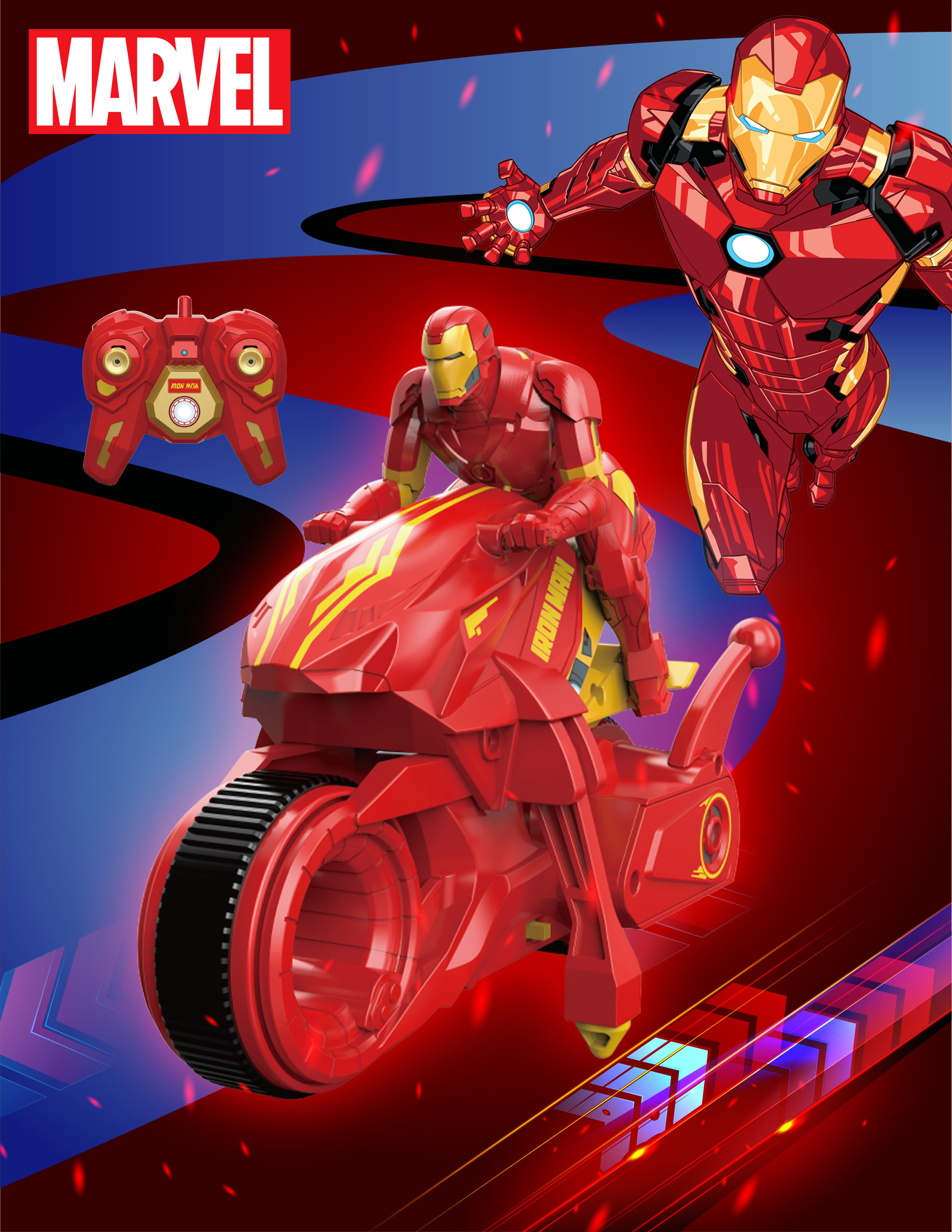 Marvel Original - Iron Man Full-Function Remote Control Stunt ...