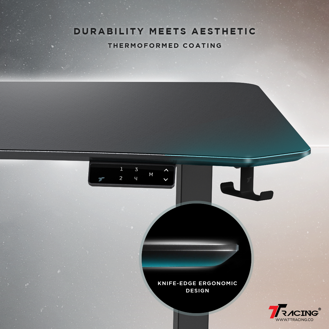 TTRacing Titus X Smart Desk Ergonomic Standing Desk Electric Height ...