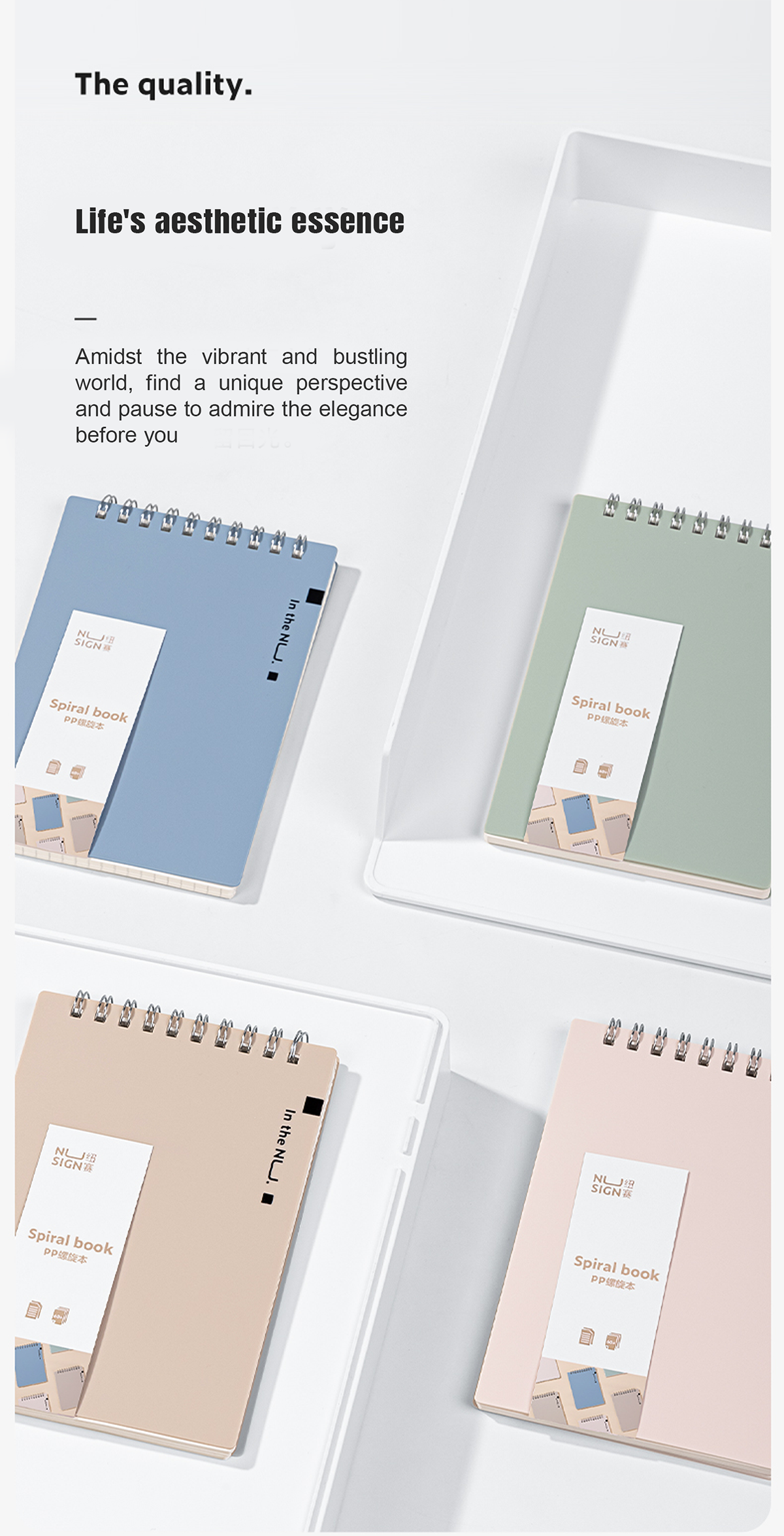Deli NuSign A6 Spiral Notebook 60 Sheets NS309 | Shopee Philippines