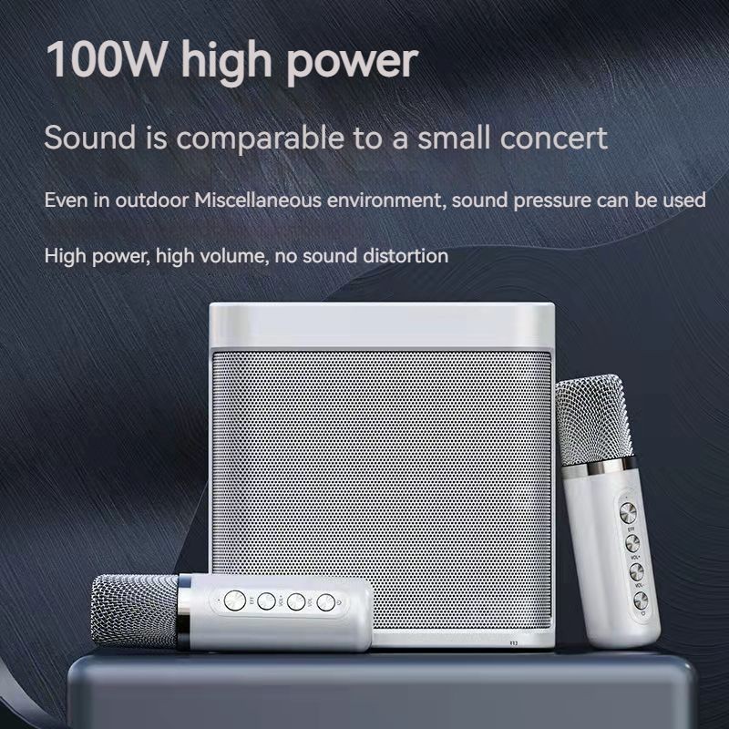 Jiditech 3D Stereo Amplifier Speaker Wireless Bluetooth Dual Microphone ...