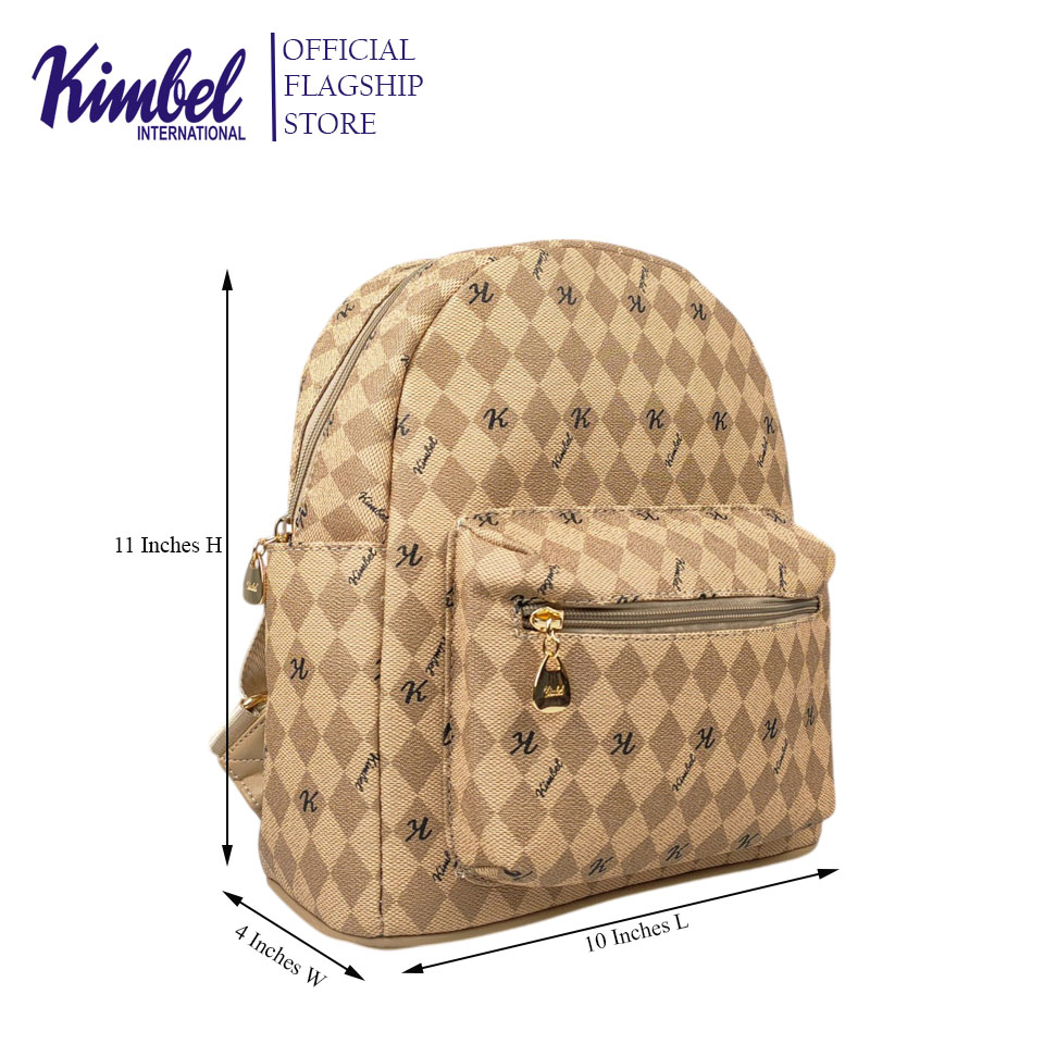 KIMBEL BCSB914 Backpack Synthetic Leather | Shopee Philippines