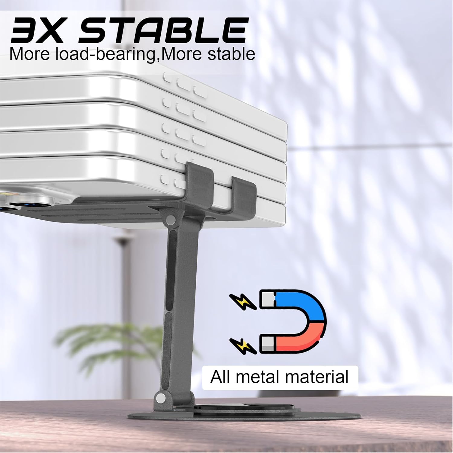 【Buy 1 Take 1】All-metal aluminum alloy 720° infinite rotation holder ...