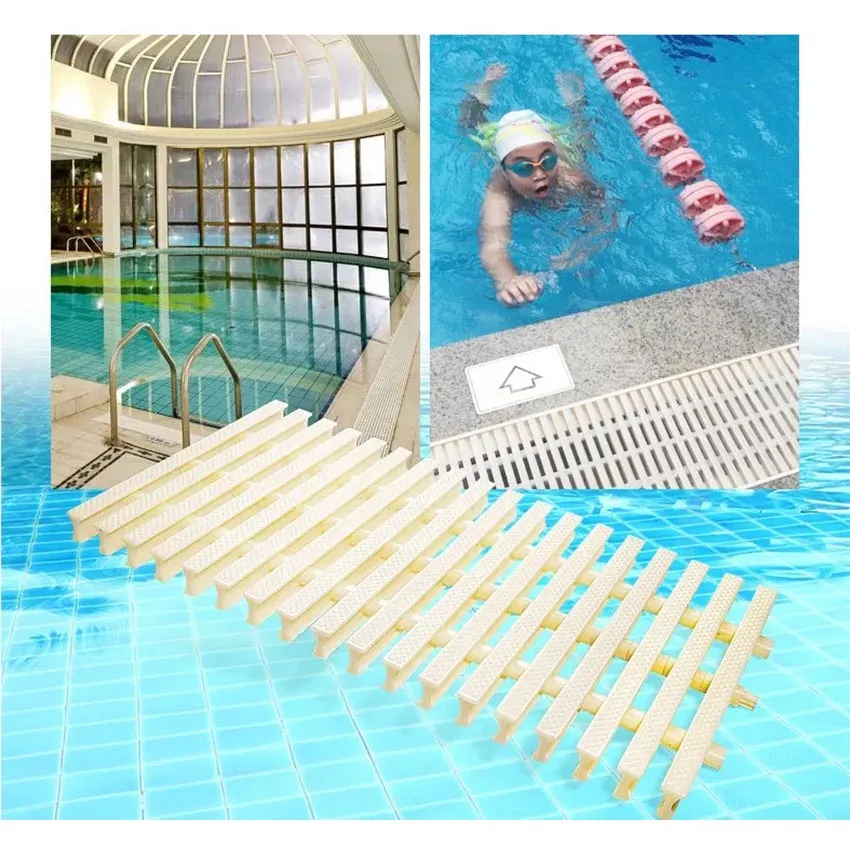 【Free Ship】1M Overflow Grid ABS Non-Slip Drain Grille Plastic Cover for ...