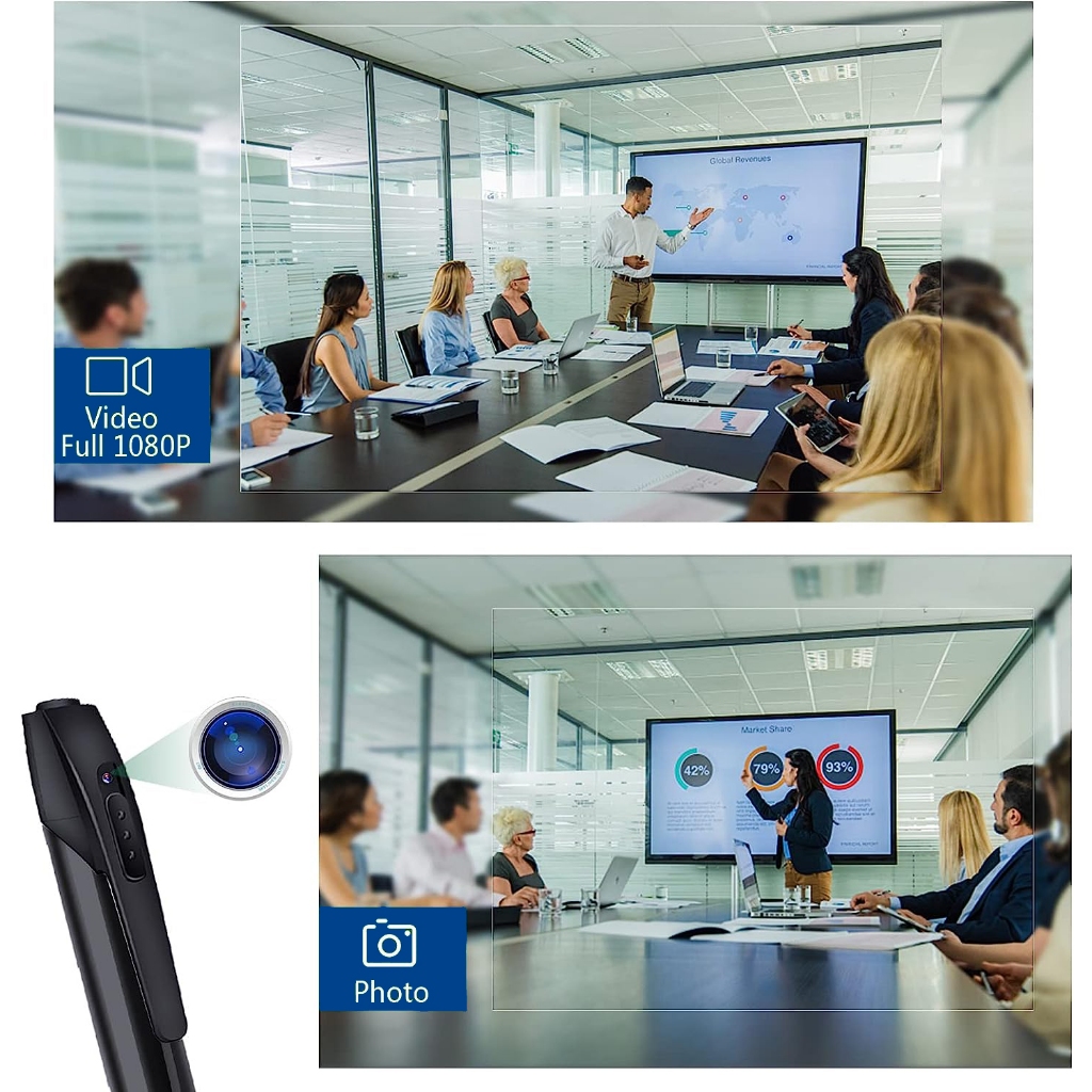 V8 Body Camera Mini Camera Pen HD Portable Hidden Camera Wireless ...