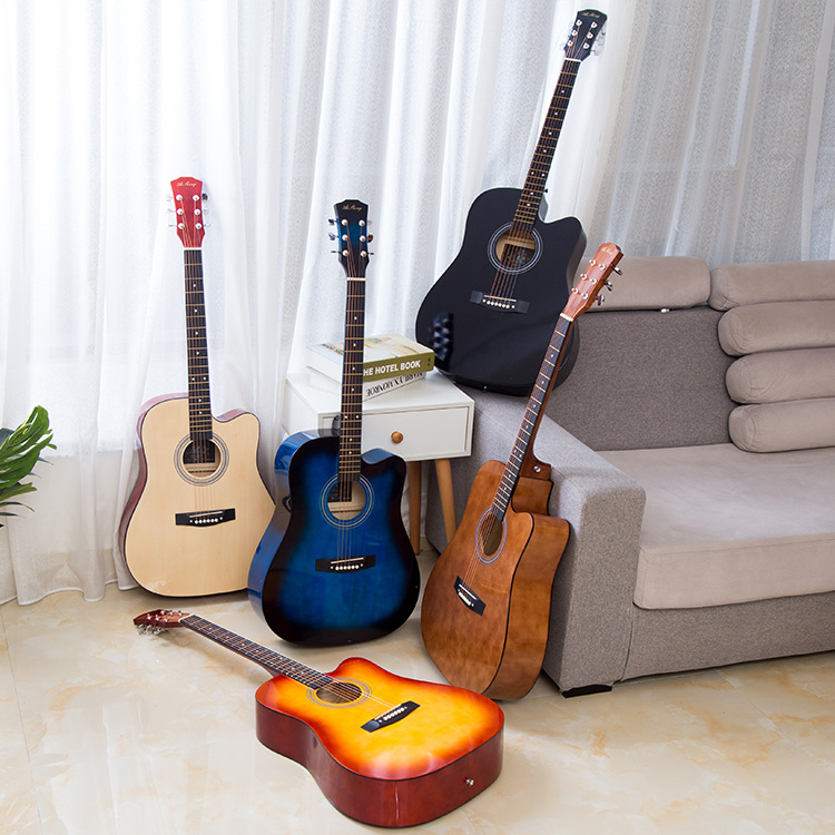 Donner Beginner Acoustic Guitar for Adult Full Size 41 Inch Cutaway