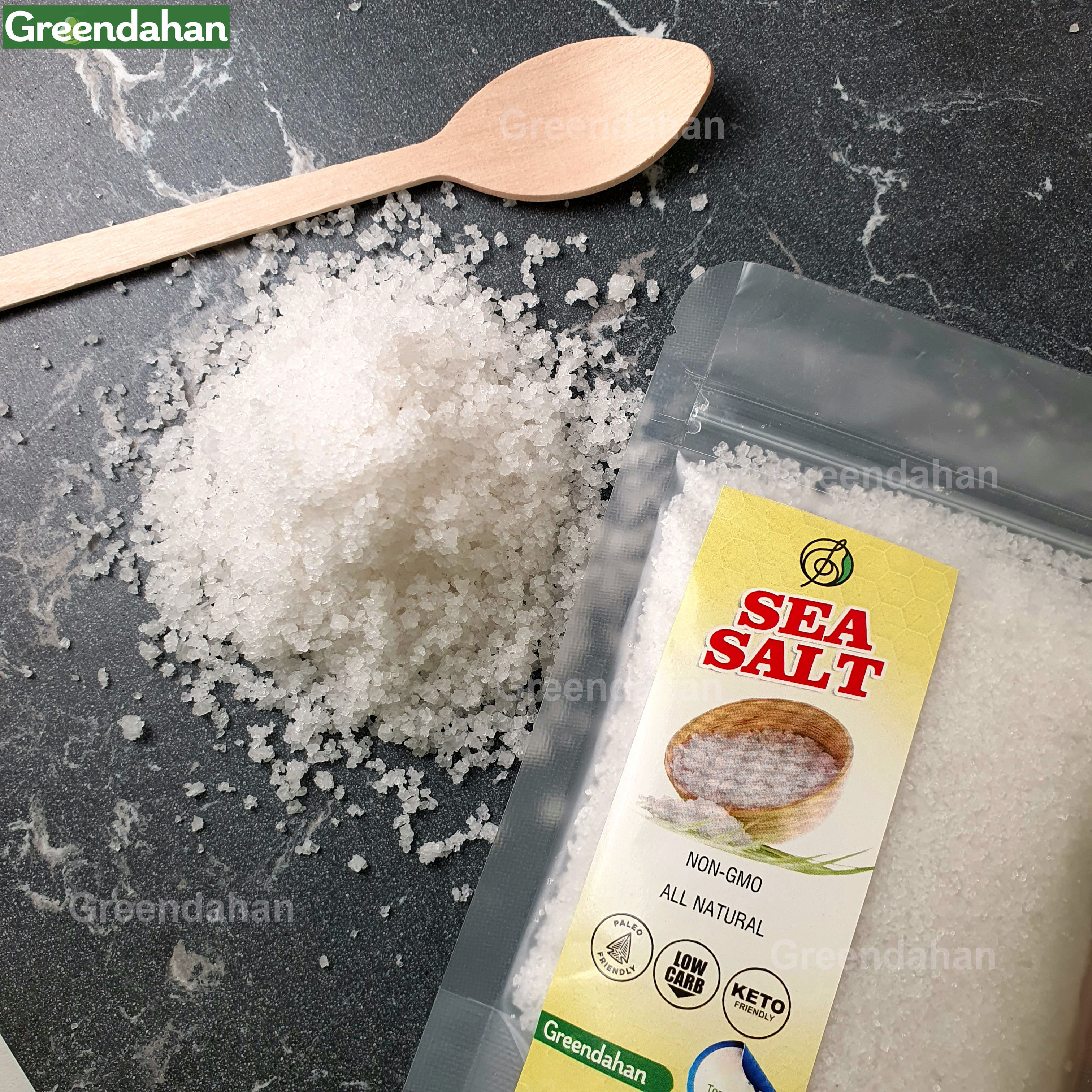 Greendahan Sea Salt 500g | 1kg - All Natural and Unprocessed | Shopee ...