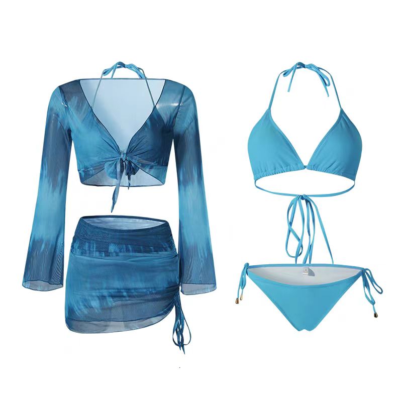 2025-new-sexy-split-four-piece-set-slimming-flesh-shielding-flat-corner
