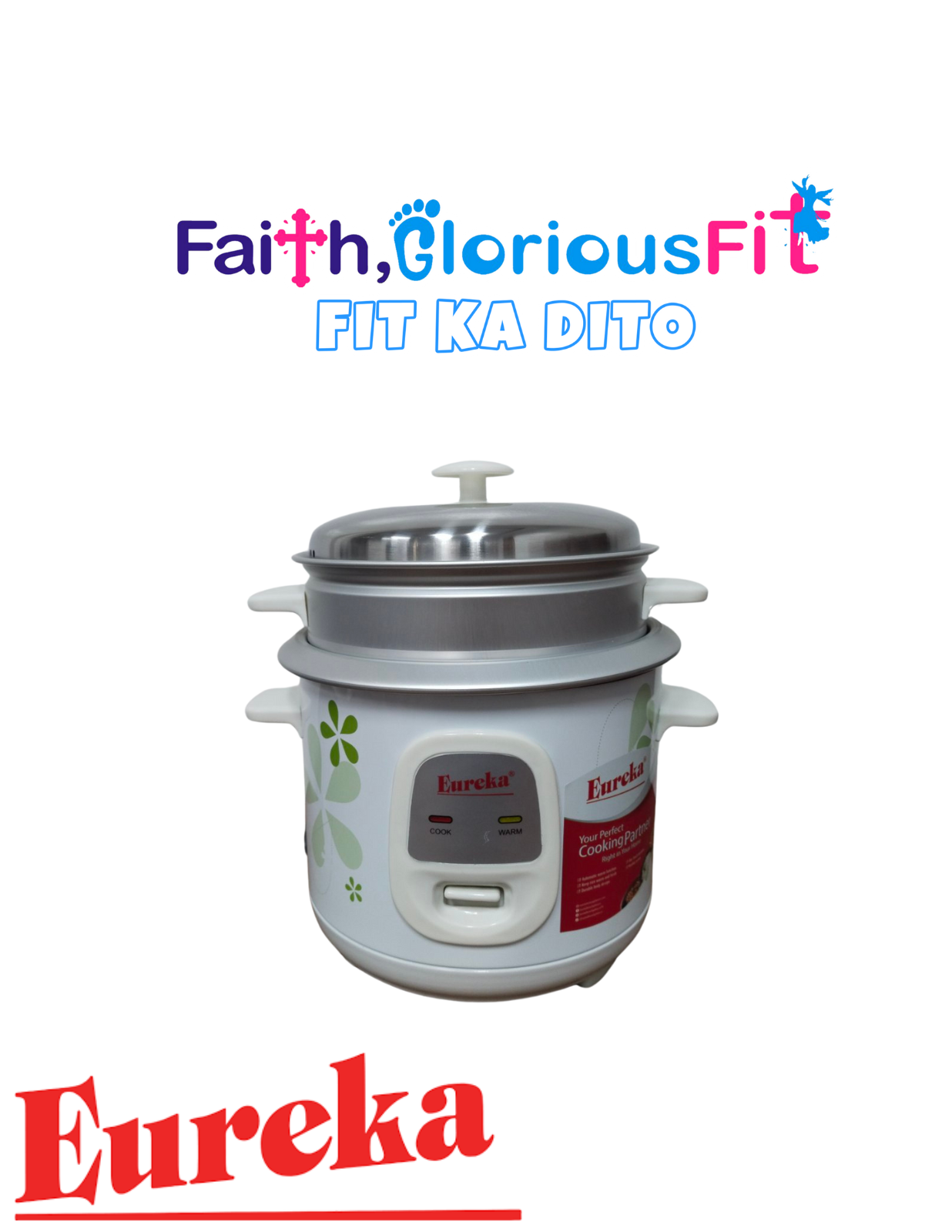 EUREKA ERC-1.0LM RICE COOKER WITH STEAMER | Shopee Philippines
