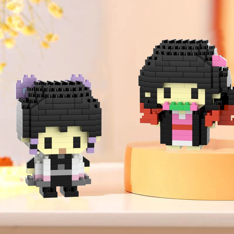 【DUZ】Demon Slayer Building Blocks Small Particles Cartoon Anime ...