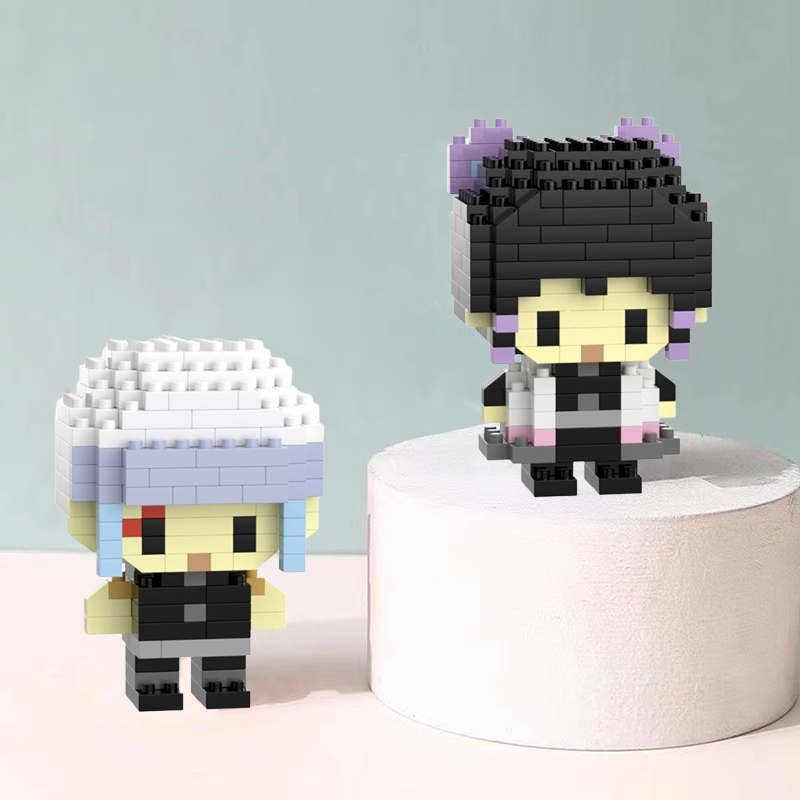 【DUZ】Demon Slayer Building Blocks Small Particles Cartoon Anime ...