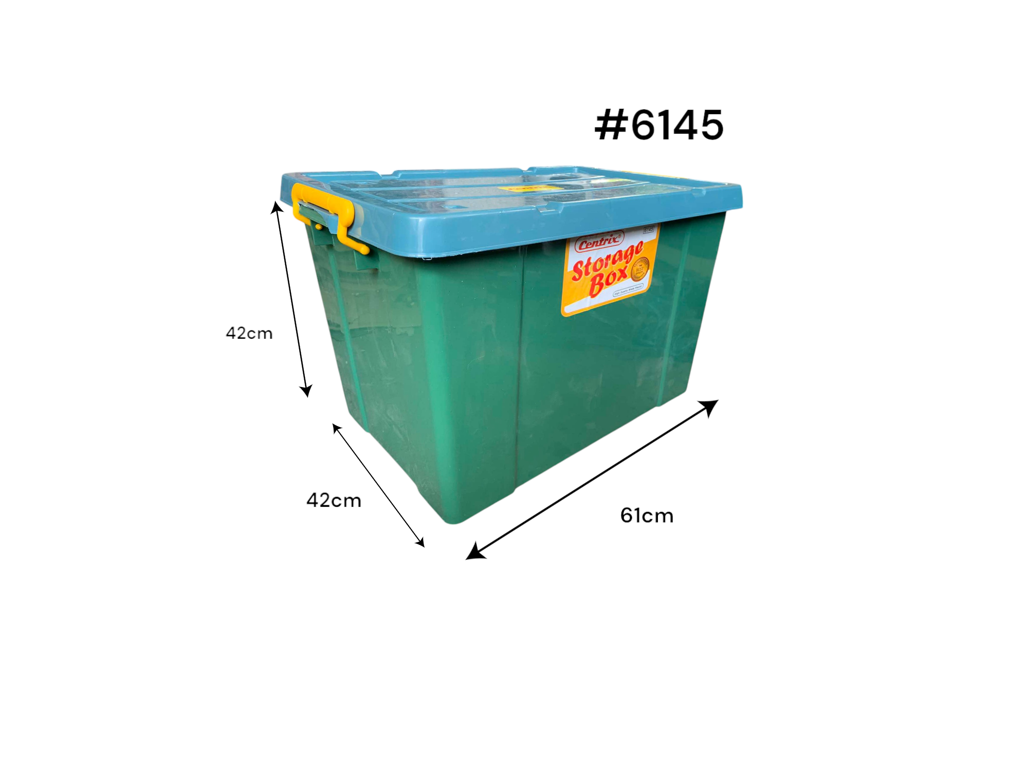 200 liters CENTRIX STORAGE BOX WITH SIDE CLIP LID COVER AND WHEELS/box ...