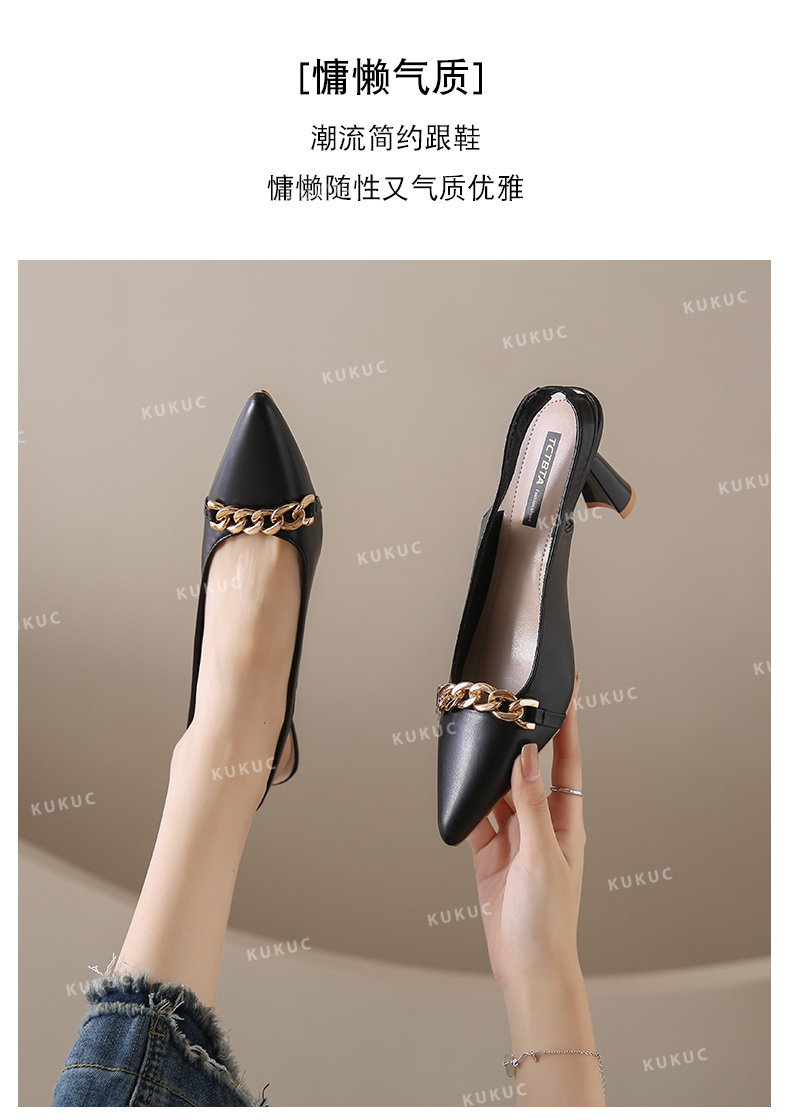 Elegant Women's Pointed Toe High Heel Sandals main image 0