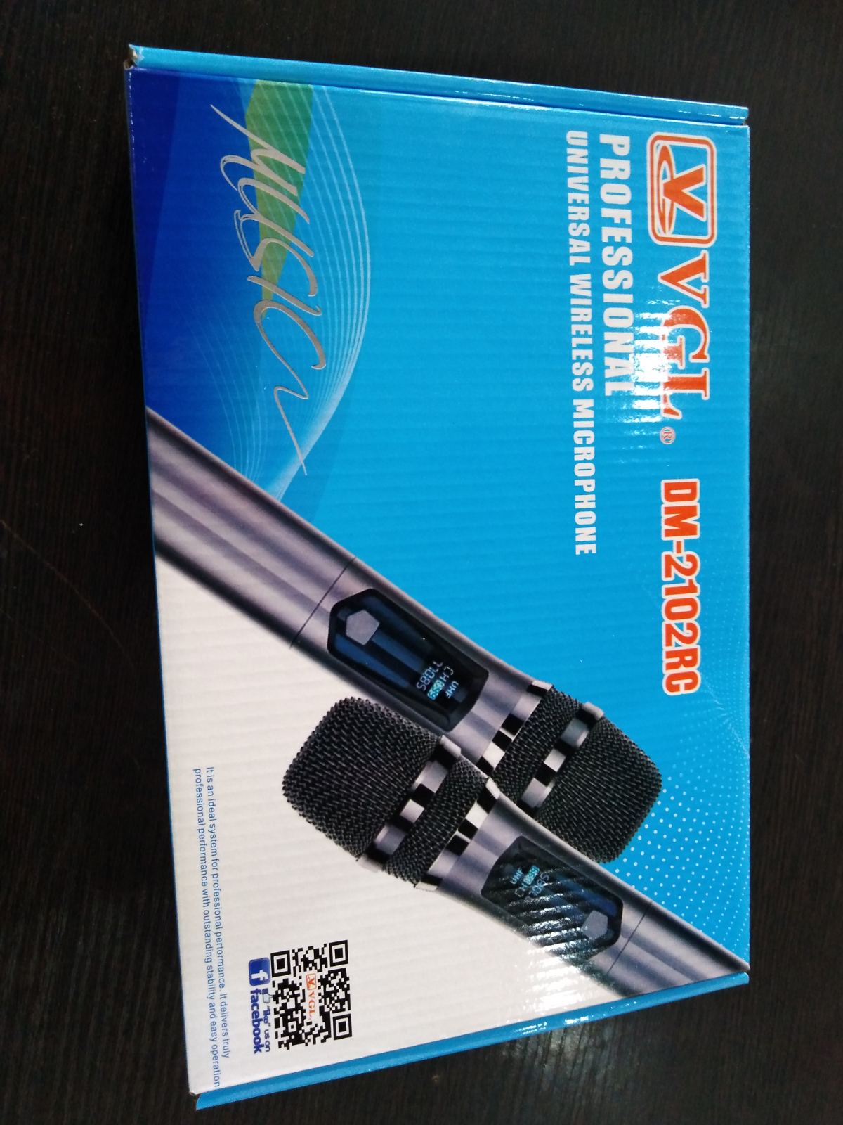 VGL 2N1 WIRELESS RECHARGEABLE MICROPHONE ( DM 2102RC ) | Shopee Philippines