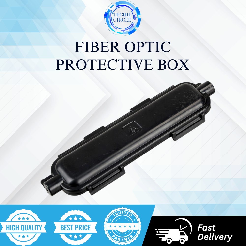 Techie Circle FTTH Fiber Cable Protective Box Waterproof SC Coupler ...