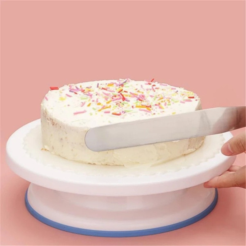 Cake Turntable Rotating Cake Decorating Turntable Anti-skid Round Cake ...