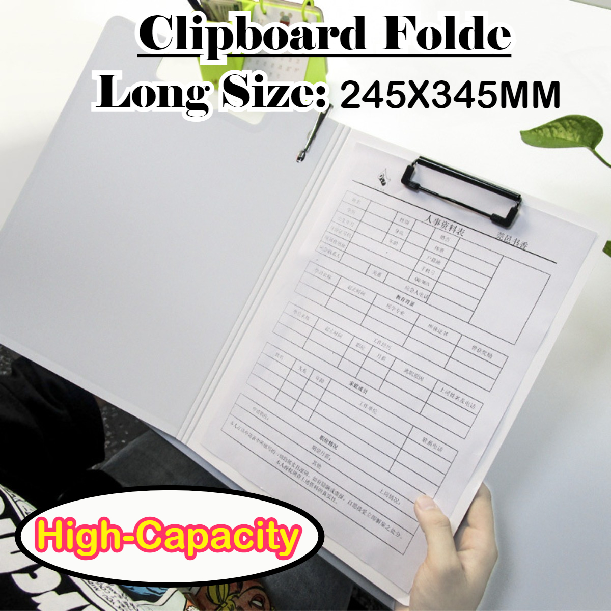 Long Folder Manager With Cover File Folder Paper Organizer Long Size ...
