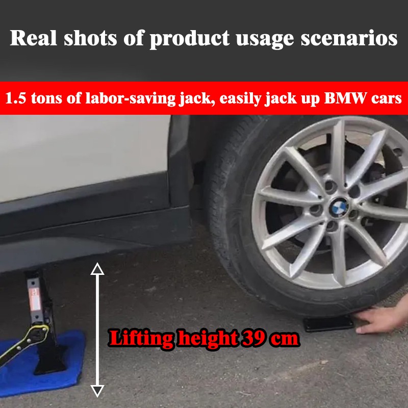 2T Jack for Car Auto Labor Saving Jack Scissor Jack Rocker Car Truck ...