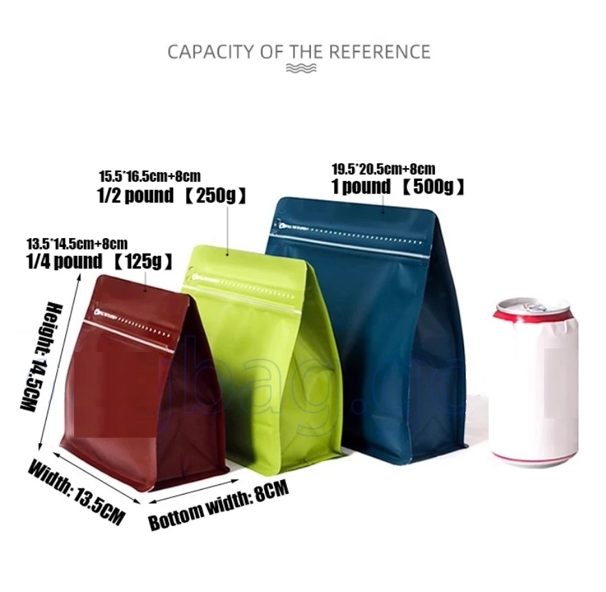 1pc Coffee Rubik's cube Pouch with Valve ground Coffee Beans Nutdried ...