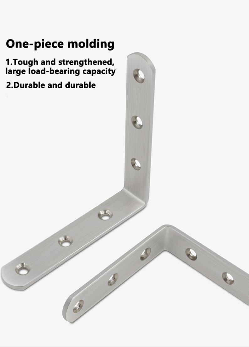 1PC Stainless Steel Corner Code Hardware Thickened Square Corner Code ...