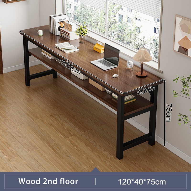 Magic Home Desk Computer Desk Metal Wood Simple Modern Bedroom Study ...