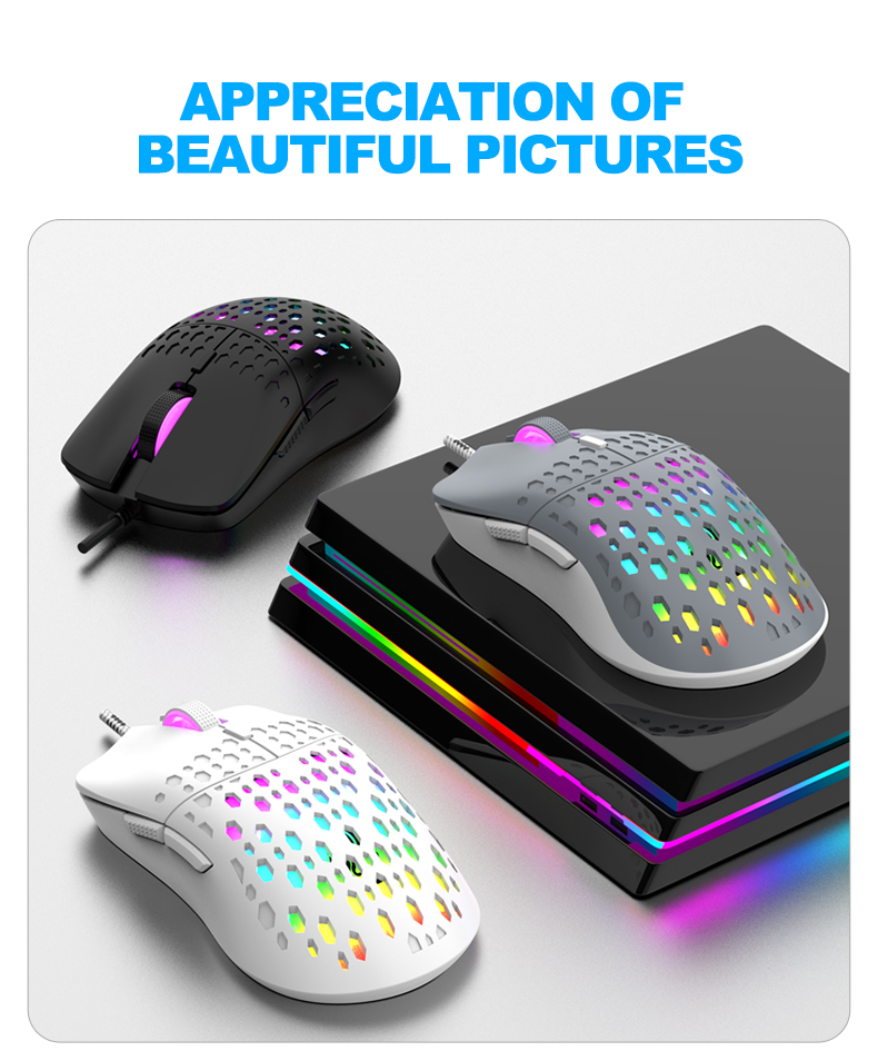 Zeus MR002 ( Beez-Hive ) Wired Gaming Mouse RGB Backlight Gaming ...