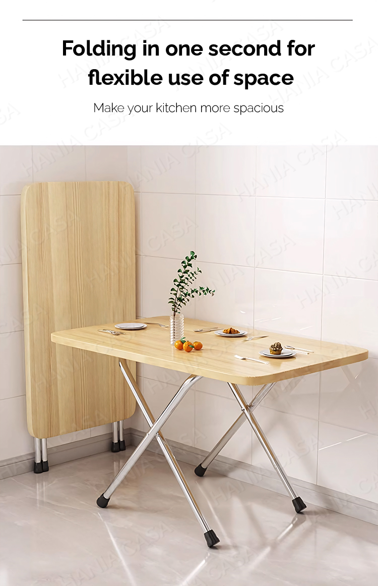 Ready Stock Folding Dining Table Foldable Desk Portable Table Household ...