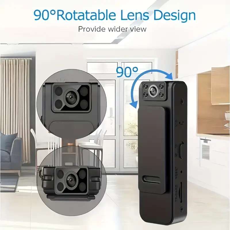 1080P High Definition 90° Rotating Lens Full HD Action Video Camera (SD ...