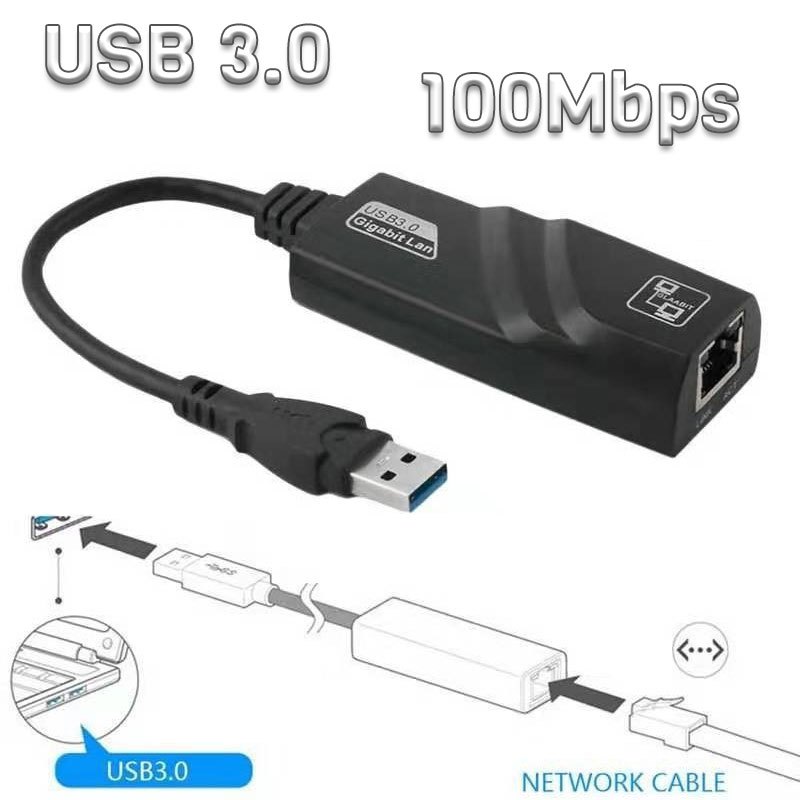 1000Mbps Ethernet Adapter USB 3.0 Type C to RJ45 Network USB Cable For ...