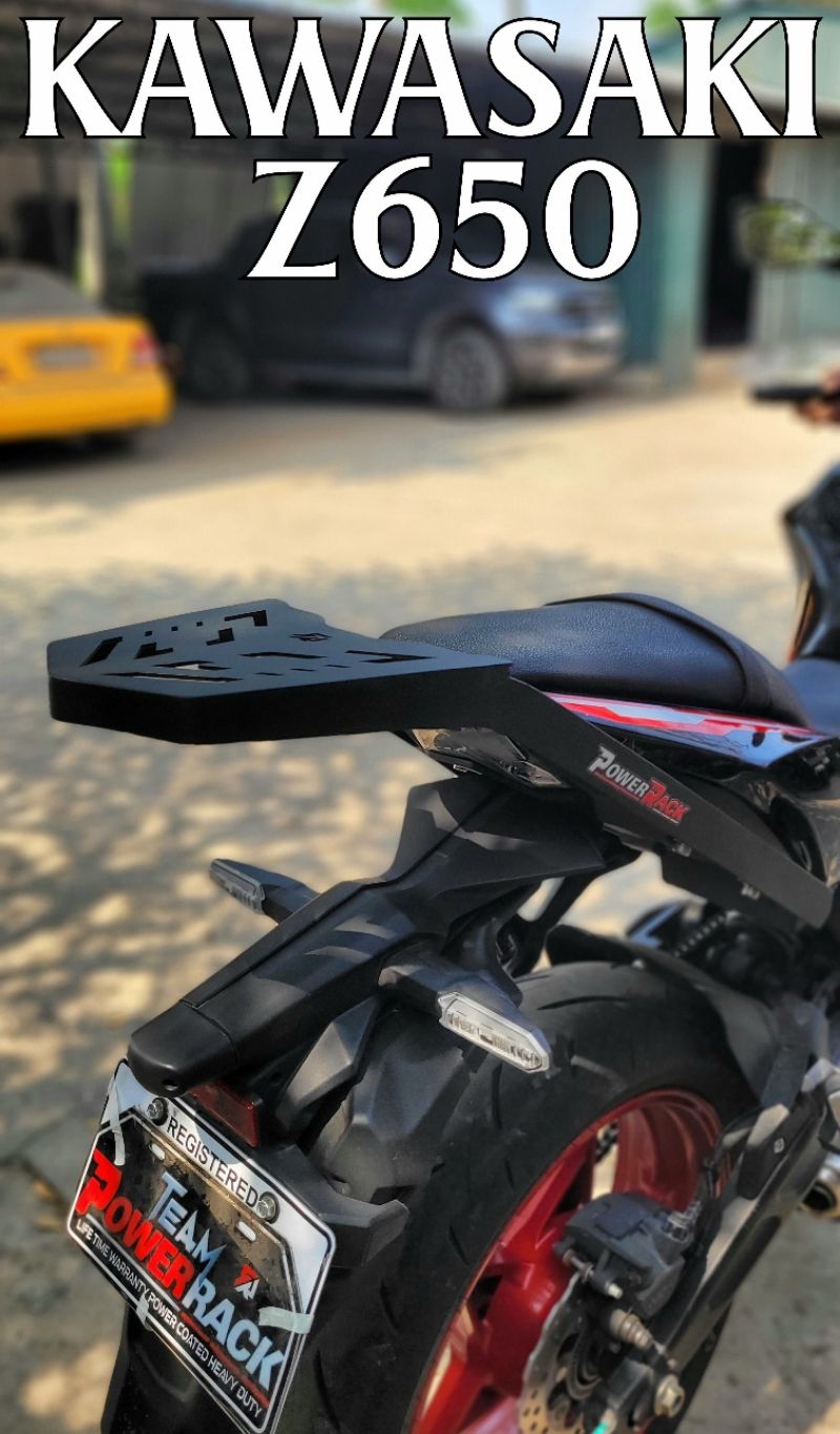KAWASAKI Z650 / NINJA 650/ TOPBOX BRACKET / LASER CUT PLATED TYPE ...
