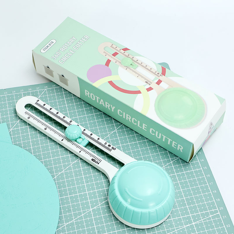 Officom 360 Rotary Manual Round Paper Cutter Round Trimmers Circular ...