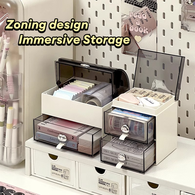 MUJU Stationary Storage Organizer Desktop Storage Desk Organizer With ...