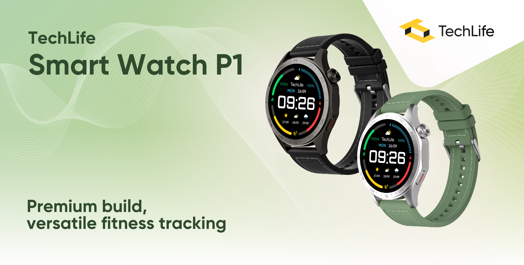 TechLife Smart Watch P1 Shopee Philippines