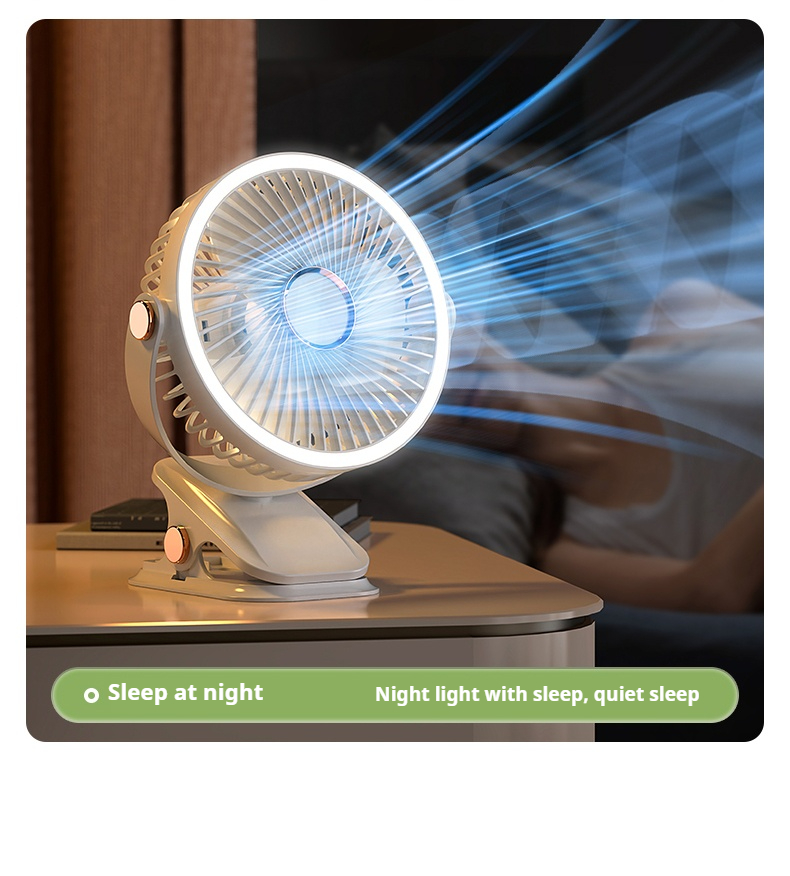 Creative 3 in 1 Personal Table Fan 5000mAh Portable Rotatable Sturdy ...
