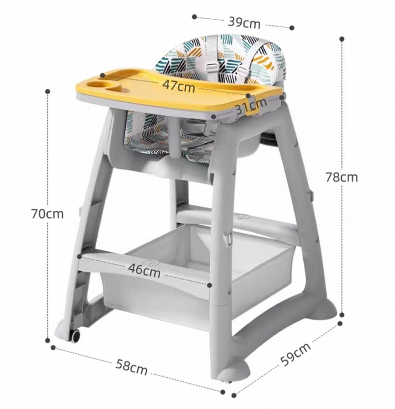 KFC Baby Dining Chair Baby Home Dining Table Seat Restaurant Hotel ...