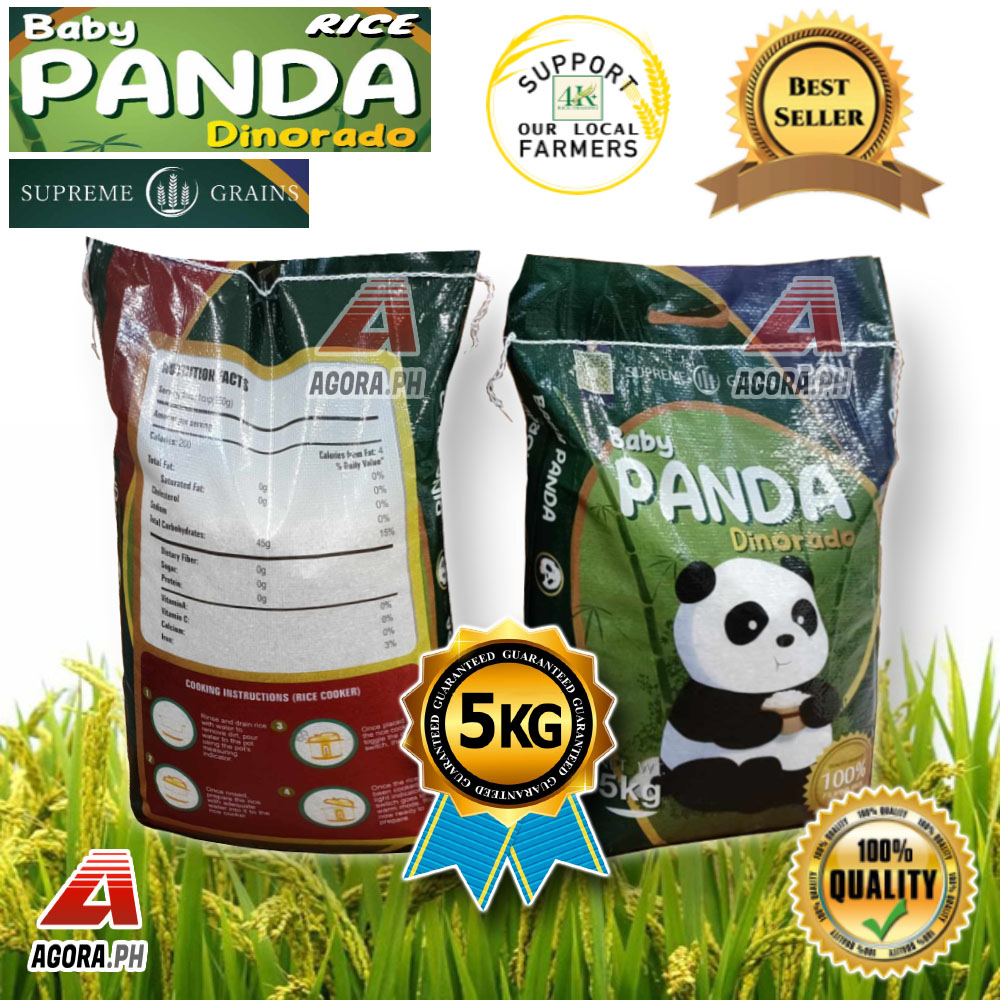 AP Baby Panda 5kg Dinorado Rice Supreme Grains Fresh Milled from ...