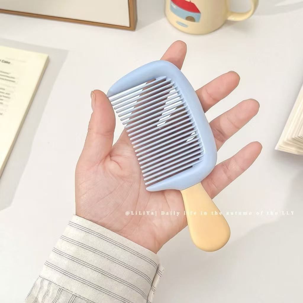 NECK Cute ice cream comb anti-static small medium tooth comb durable ...
