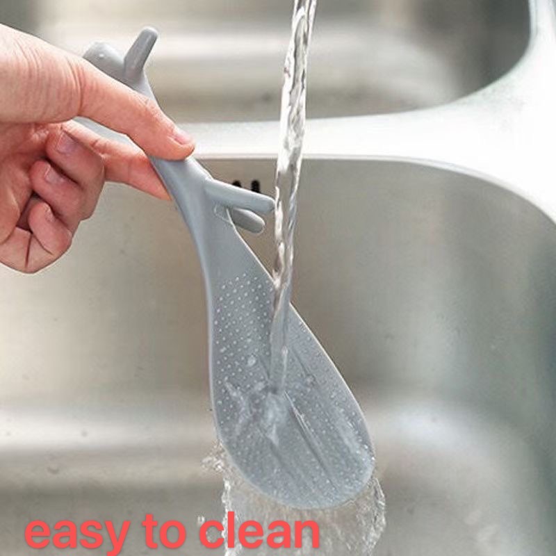 ZH418 Squirrel Shape Rice Scoop Spoon Soup Sauce Paddle Ladle with ...