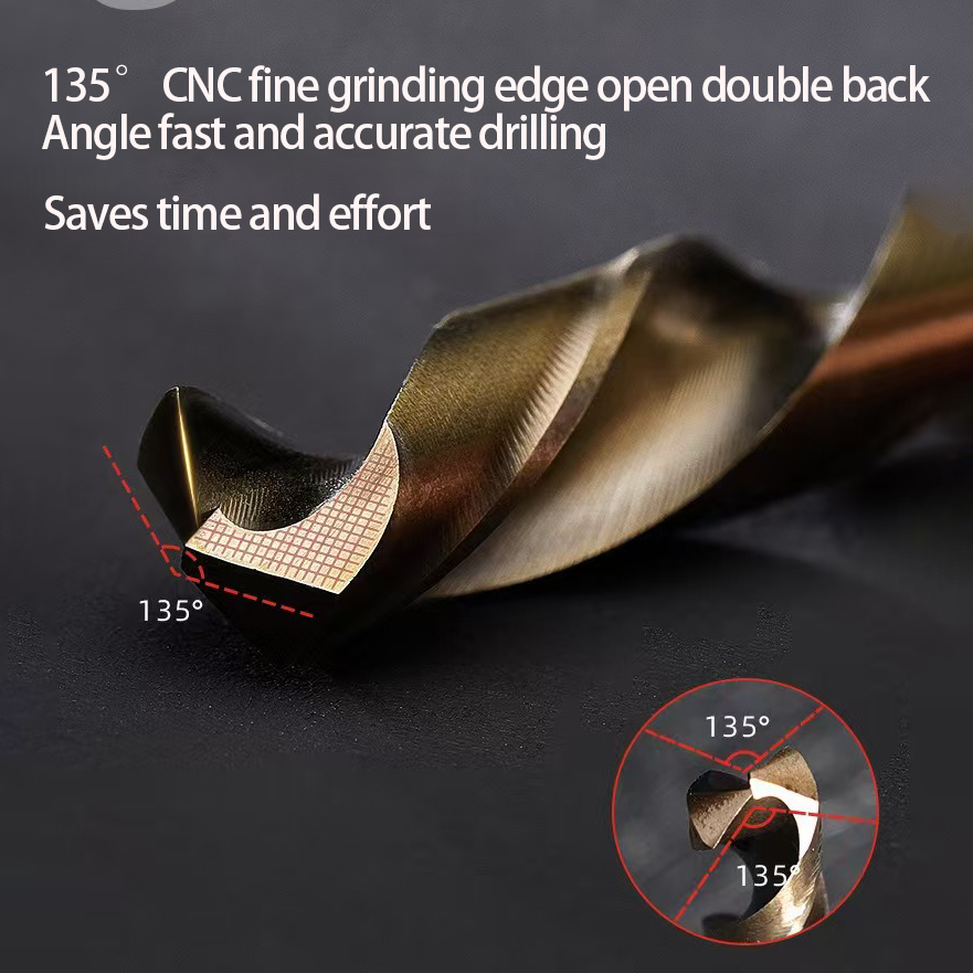 Shcer HSS Cabalt Drill Bit for Stainless Metal/Steel/Aluminum/Wood ...