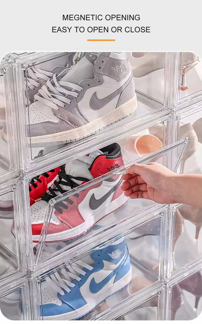 Maitian Crystal Acrylic Shoe Box Clear Sneaker Shoe Box Transparent ...