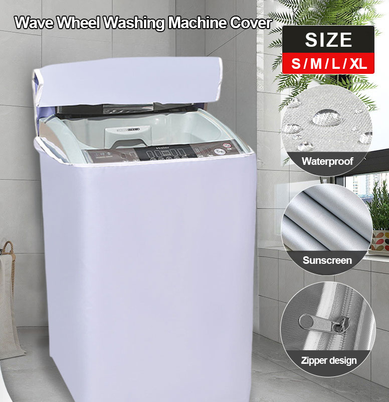 Washing Machine Cover Waterproof Dustproof Sunscreen Protective Case ...