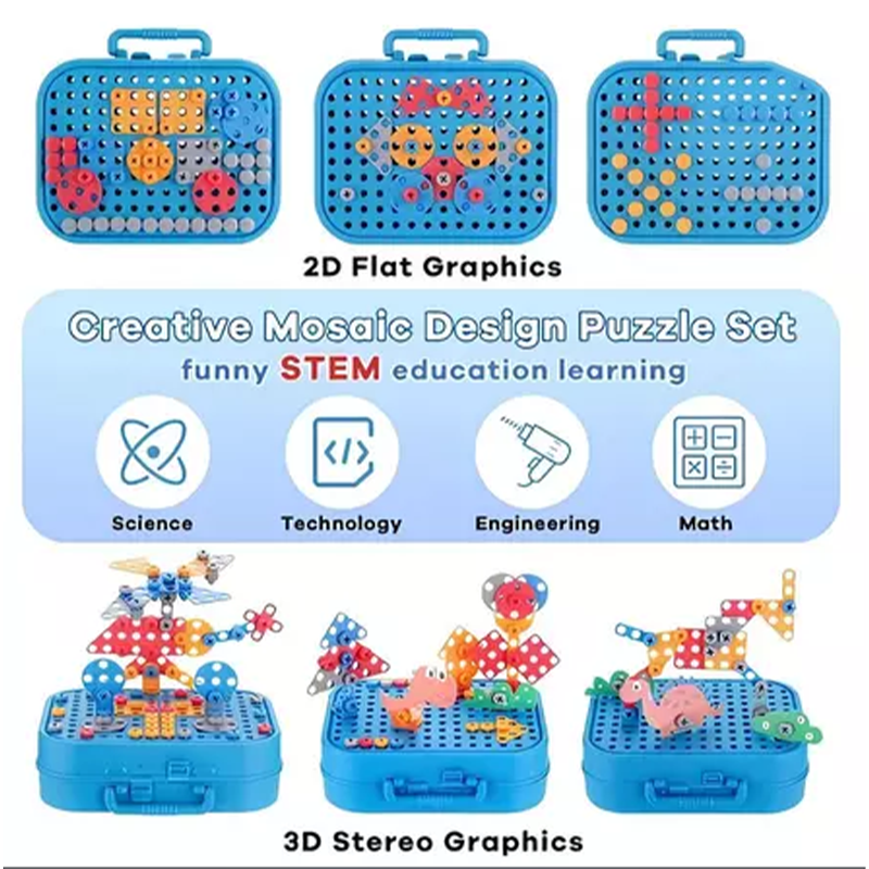 Sweetsprout 3D Drill Tool Kit DIY Toy with Electric Drill Tool ...