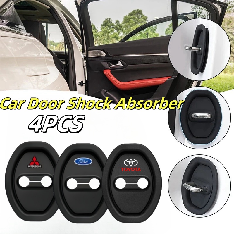 8pcs Car Door Lock Protective Cover Door Protective Pad Door Shock ...