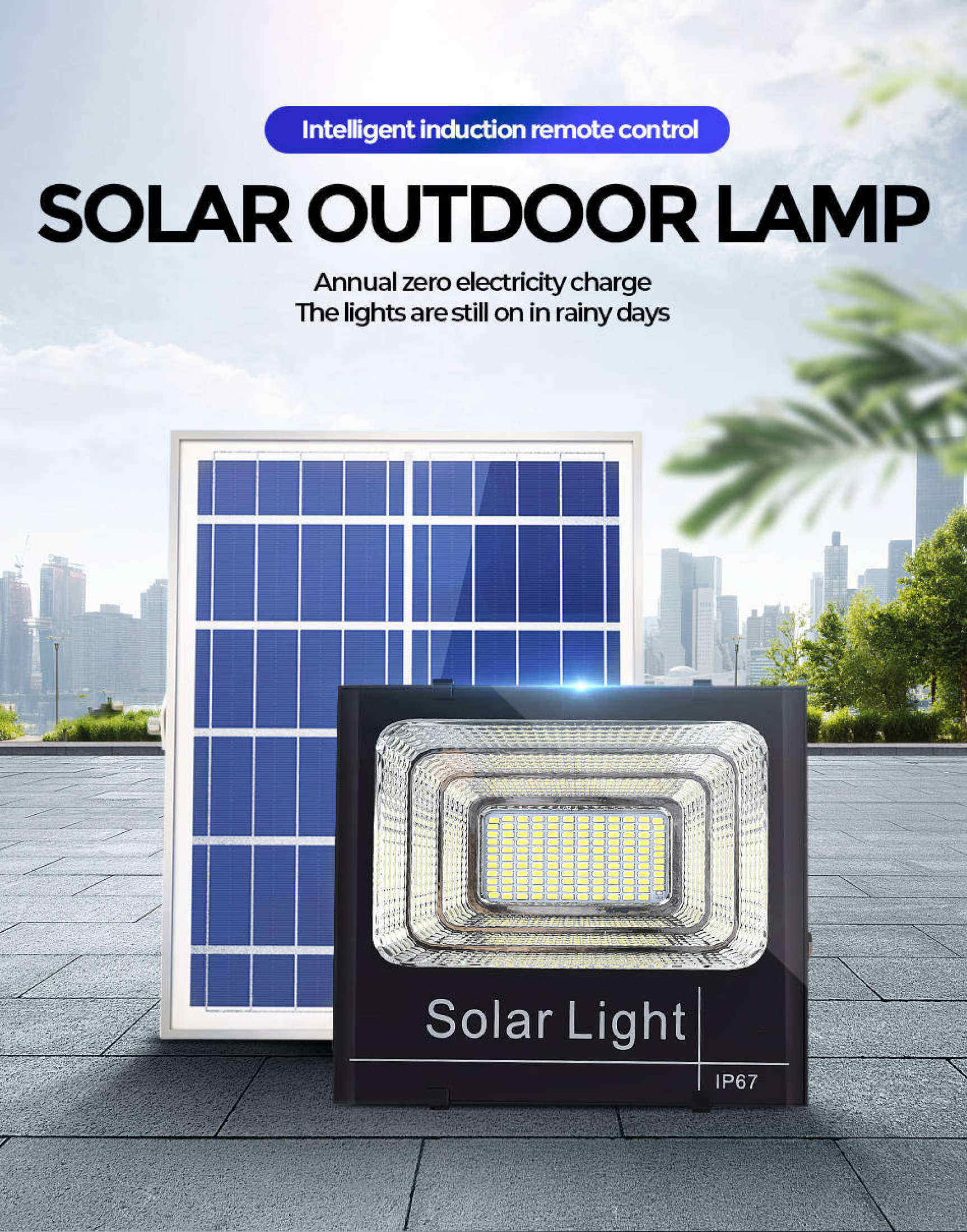 150000W Solar Light Outdoor Waterproof BUY 1 TAKE 1 LED Solar lamp ...