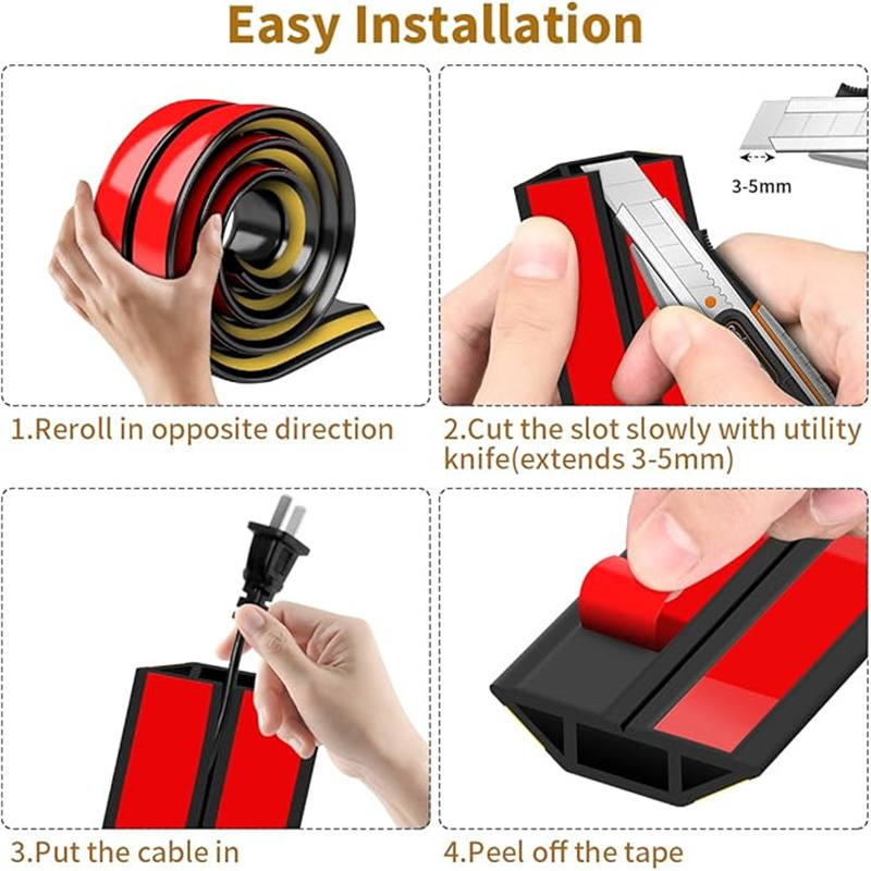 floor cable sheath Pvc floor cable protection strip Rubber cable Floor ...
