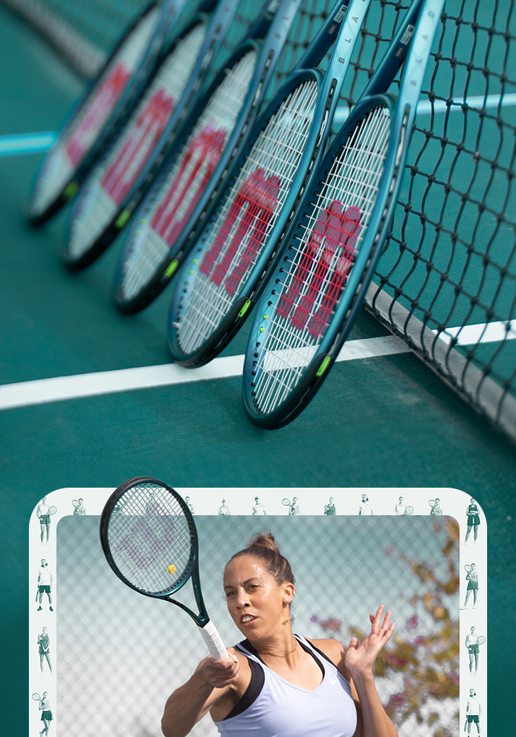 Aryna Sabalenka | Wilson BLADE 98 18X20 V9 Tennis Racket (Unstrung) PRO ...